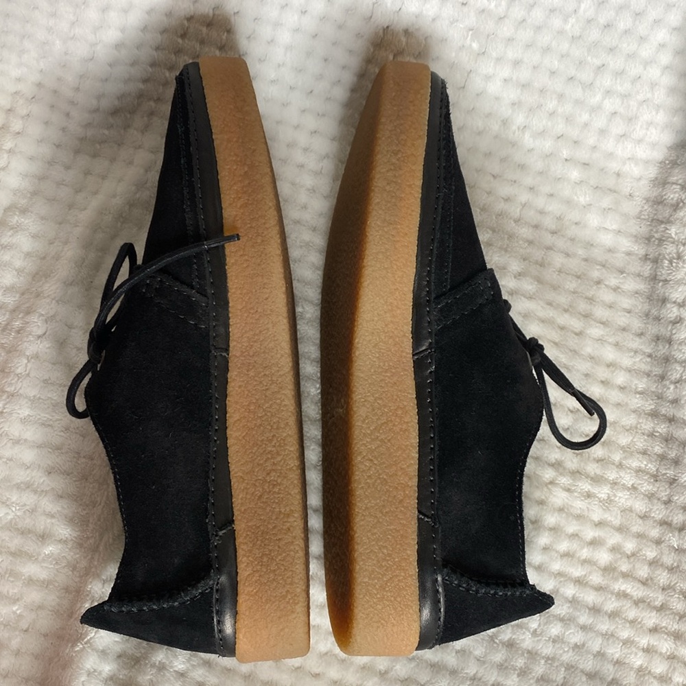 Clarks Collection Black Suede Leather Shoes - image 5